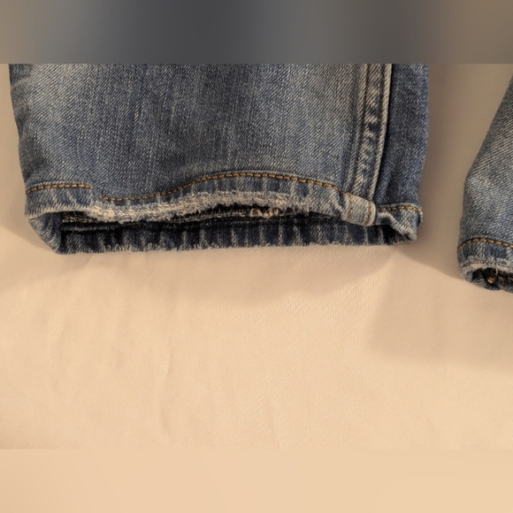 Hudson's the Blinder V2 Biker Jeans Light Blue Denim with Button Fly Size 33 - Picture 10 of 14